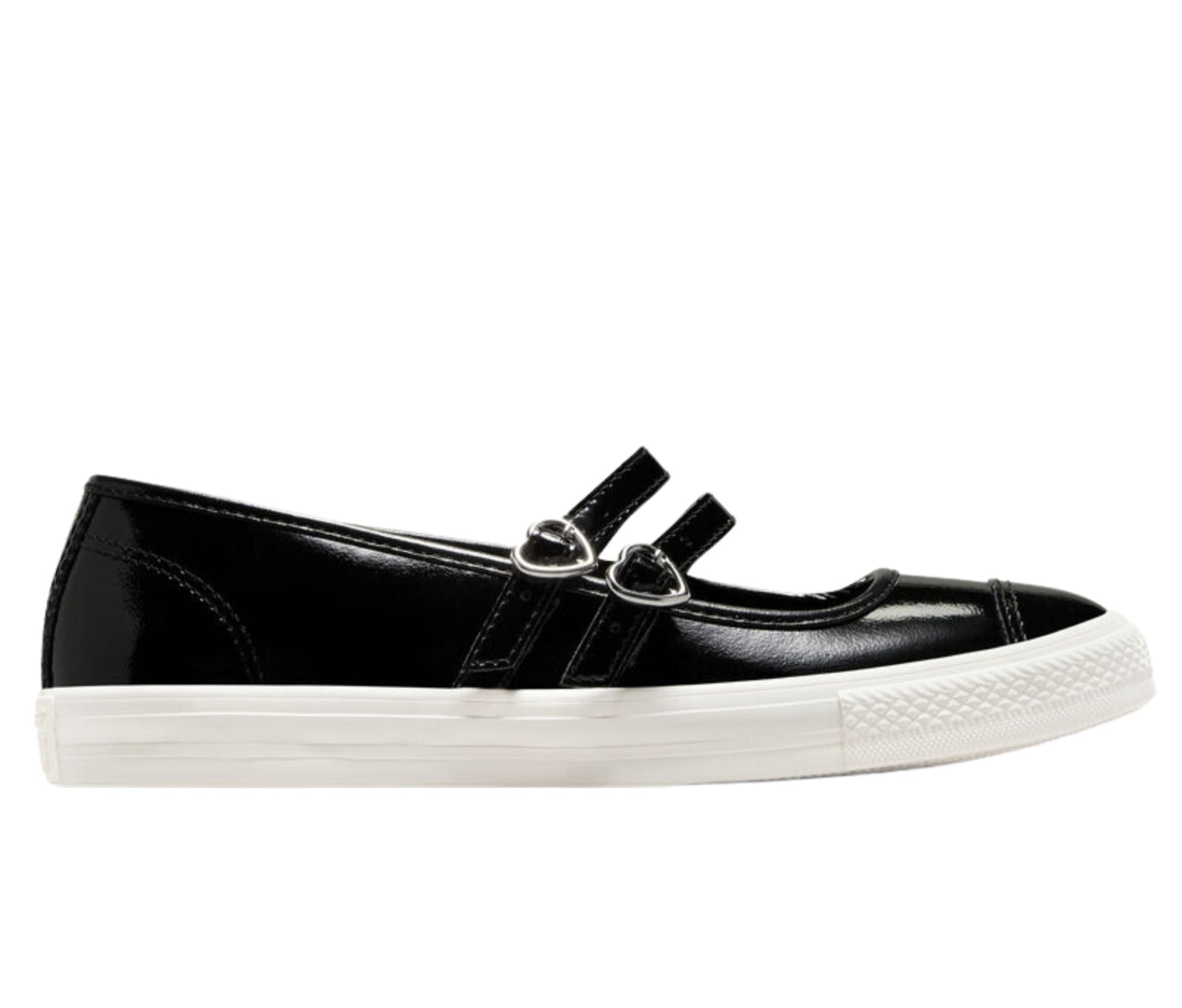 Converse Slip On Dainty Mary Jane Black-Silver